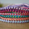 Beaded Square Knot Friendship Bracelets 2